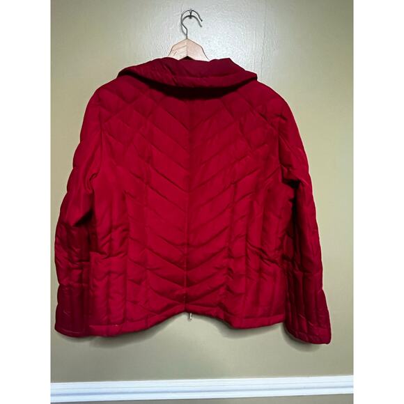 Nine West Red Down Puffer Jacket - Picture 8 of 13